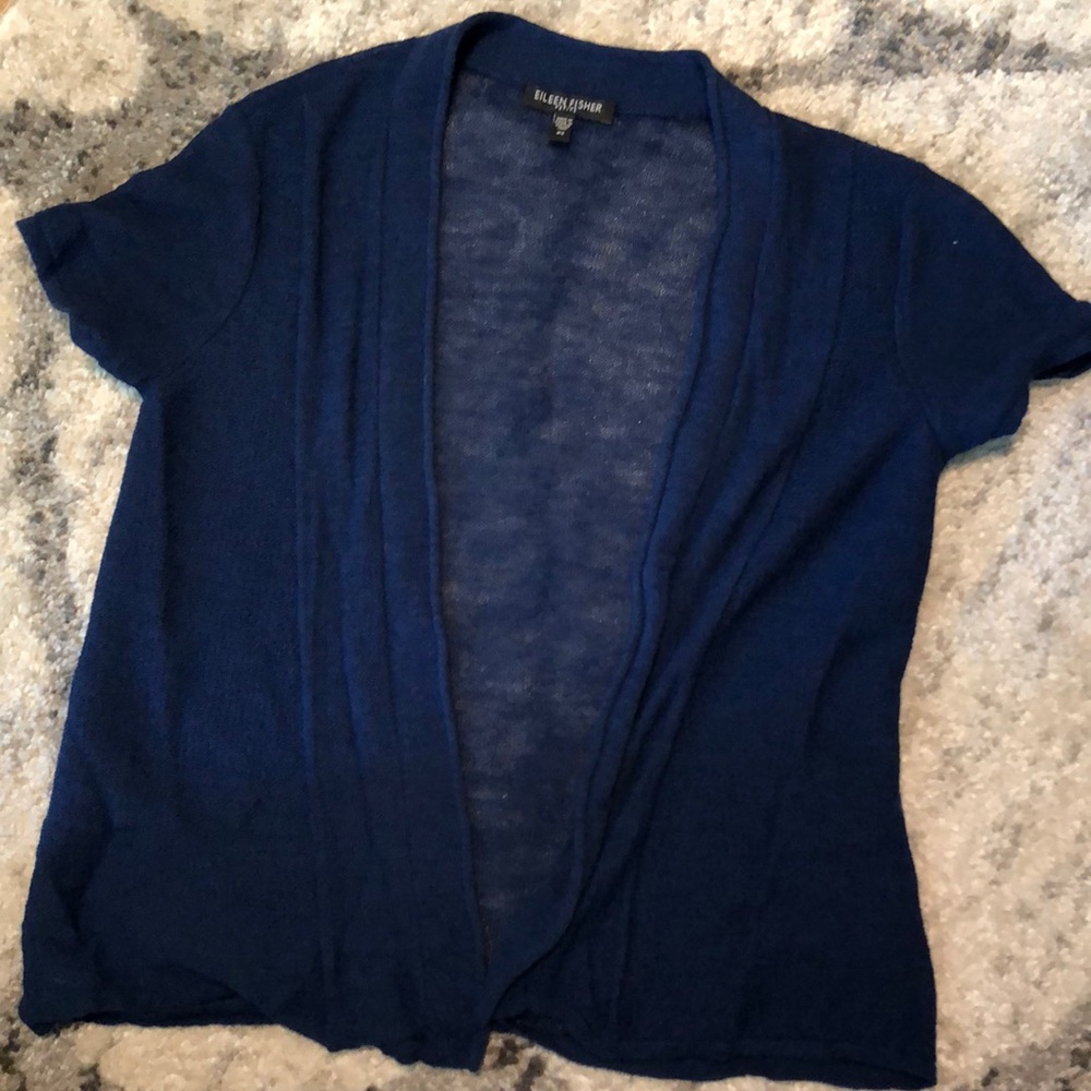 Wool navy blue sweater